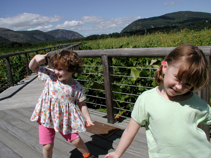 H and Liv at Consitution Marsh