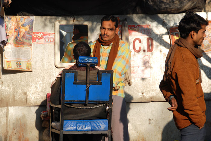 Street barber