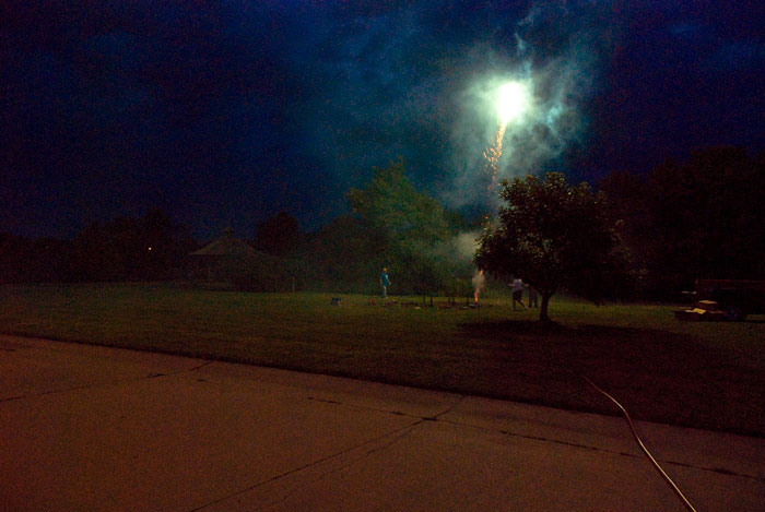 Fireworks on the 4th, McPherson